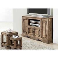 MASSIVMOEBEL24.DE Eckschrank Sheesham 114x56x69 grau geölt LEEDS #10 - grau