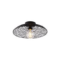 QAZQA Orientalische Deckenleuchte schwarz 40 cm - Glan