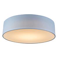 QAZQA Deckenleuchte blau 40 cm inkl. LED - Drum LED