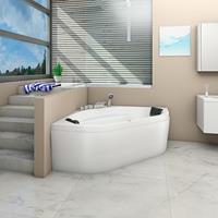 ACQUAVAPORE Whirlpool Pool Badewanne Eckwanne Wanne W20 140x140cm mit Farblichtherapie