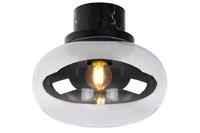 Lucide Decken- und Wandleuchte Lorena in Schwarz E27 IP44 230mm
