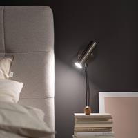 Schöner Wohnen Stina LED wandlamp nikkel dimbaar