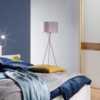 Schöner Wohnen Pina driebeen vloerlamp lichtgrijs