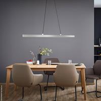 SCHÖNER WOHNEN Stripe LED-Hängeleuchte, aluminium