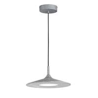 SCHÖNER WOHNEN Slim LED-Hängeleuchte, betonfarben