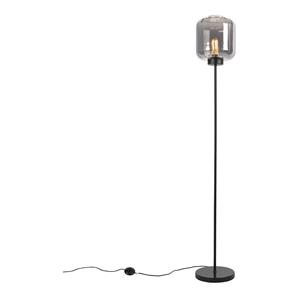QAZQA Vloerlamp qara - Zwart - Design - D 250mm