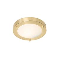 QAZQA Plafondlamp buiten yuma - Goud/messing - Modern - D 18.3cm