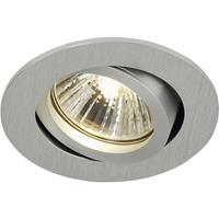 SLV Deckeneinbauleuchte New Tria 68 Rund in Silber GU10
