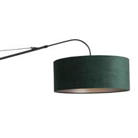 Steinhauer Wandlamp elegant classy 8130 zwart velours kap groen