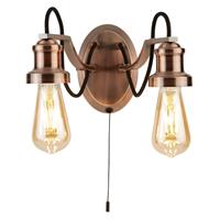 Searchlight Klassieke wandlamp Olivia 1062-2CU