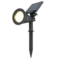 HOFTRONIC™ Bend LED Solar Prikspot richtbaar 3000K warm wit IP65 waterdicht Tuinspot Grondspot
