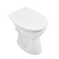 villeroy&boch Villeroy & Boch O.novo staand randloos toilet vlakspoel PK wit glans