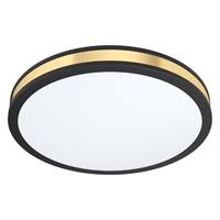 EGLO LED Deckenleuchte Pescaito in Schwarz und Weiß 24W 2400lm