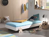 Vipack Modulo Bed 90 x 200 Cm Puzzle Wit