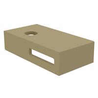 Best Design Malo fonteinplanchet zonder kom 40x12x10cm sandstone