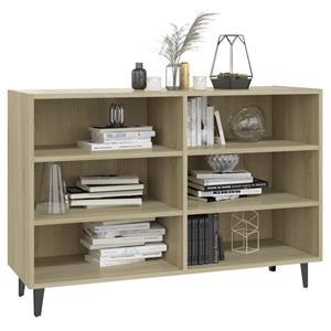 vidaXL Dressoir 103,5x35x70 cm bewerkt hout sonoma eikenkleurig