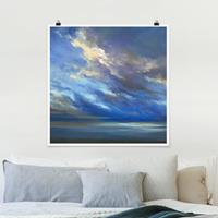 Klebefieber Poster Küstenhimmel dunkel