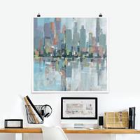 Klebefieber Poster Metro City I
