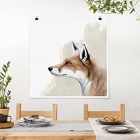 Klebefieber Poster Waldfreunde - Fuchs
