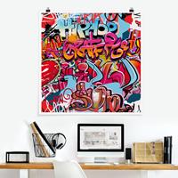 Klebefieber Poster HipHop Graffiti