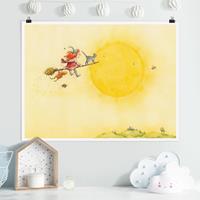 Klebefieber Poster Frida und Kater Pumpernickel