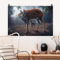 Klebefieber Poster Mutter und Kitz