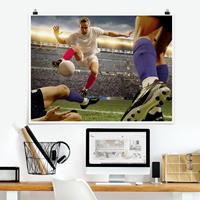 Klebefieber Poster Fußballtaktik