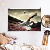 Klebefieber Poster Fußball Action