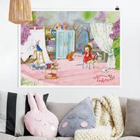 Klebefieber Poster Erdbeerinchen Erdbeerfee - Bastelstunde