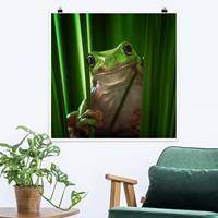 Klebefieber Poster Fröhlicher Frosch