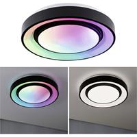 Paulmann 70544 LED-Deckenleuchte Schwarz, Weiß Warmweiß