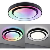 Paulmann 70545 LED-Deckenleuchte Schwarz, Weiß Warmweiß