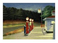 PGM Edward Hopper Gas Kunstdruk 40x30cm