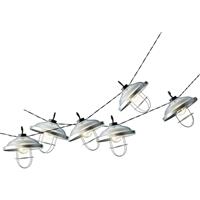 Decoris 2x Stuks Solar Tuinverlichting Lichtsnoeren Met Lampenkappen Lampjes 2,5 Meter ichtsnoer Voor Buiten