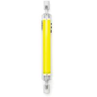 BES LED LED Lamp - Aigi Qolin - R7S Fitting - 7W - Helder/Koud Wit 6500K - Geel - Glas