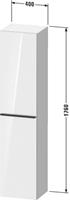 Duravit D-Neo hoge kast 40x36x176 cm, wit mat