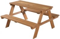 roba Kindersitzgruppe »Picknick for 4 Outdoor Deluxe, Teakholz«, (Set, 1-tlg), mit abgerundeten Ecken