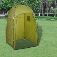 vidaXL Campingtoilet met tent draagbaar 10+10 L