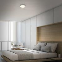 Briloner LED plafondlamp Flame, Ø 15,7 cm, zilver