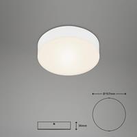 Briloner LED-Deckenleuchte Flame, Ø 15,7 cm, weiß