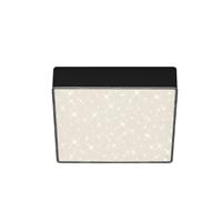 Briloner LED plafondlamp Flame Star, 15,7 x 15,7 cm zwart