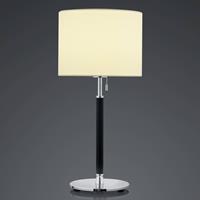B-Leuchten Pull tafellamp, stoffen kap, 53 cm