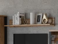 Mobistoxx Wandplank OLIANNE 147 cm appenzeller sparren/zwart