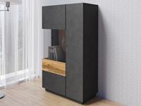 Mobistoxx Commode SILAC 2 deuren (links) matera/wotan eik zonder verlichting