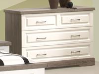 Mobistoxx Commode IVANA 3 lades truffel/porselein