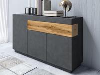 Mobistoxx Dressoir SILAC 3 deuren 1 lade matera/wotan eik