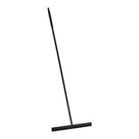 Bodenwischer Modo Mit Halterung, Badwischer, Schiebewischer, Stahl pulverbeschichtet, Bambus, Silikon, Black, 36 cm Wischbreite, 69258 - Blomus