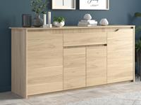 Mobistoxx Dressoir WESLEY 4 deuren en 1 lade dakota eik