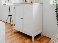 Mobistoxx Commode BERGAMOTE 2 deuren wit/artisan eik