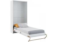 Mobistoxx Opklapbed CONCEPTION 90x200 cm mat wit (verticaal)